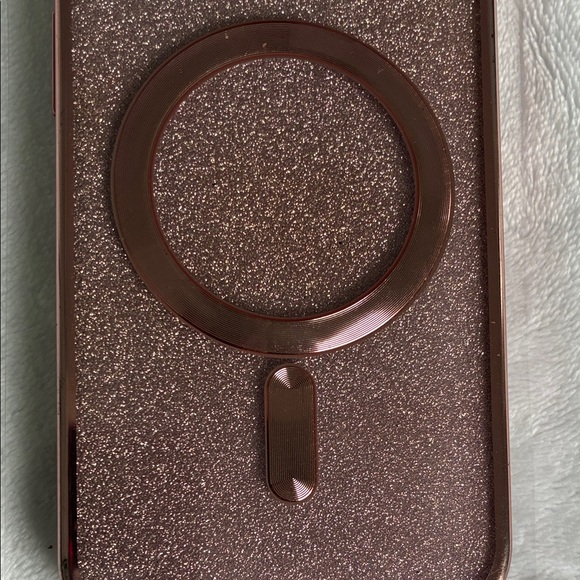 Glittery Rose Gold Phone Case - Picture 3 of 8